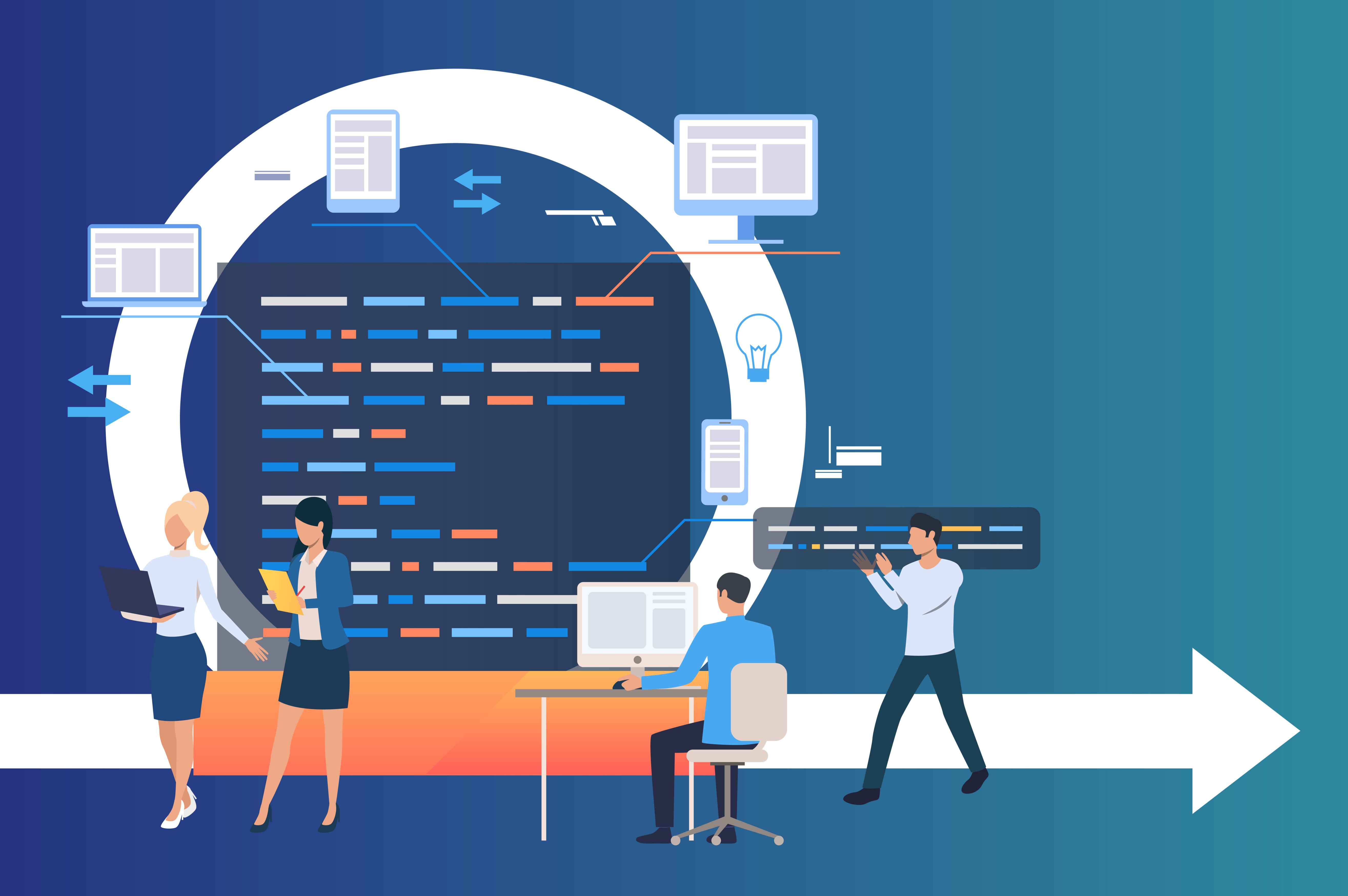 Software corporation. Methodology картинка. Software Development Management. Интеграция. Автоматизация взаимоотношений.