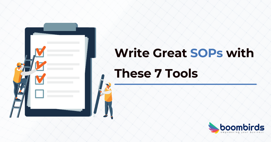 write great SOPs